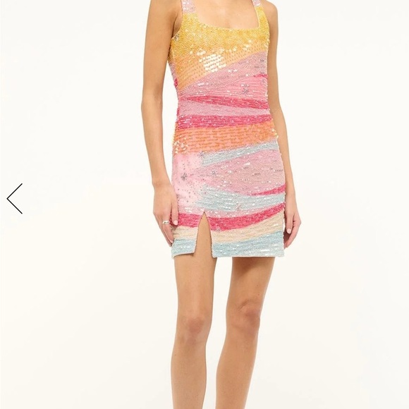 STAUD LE SABLE DRESS SUNSET Size M NWT - Picture 15 of 17